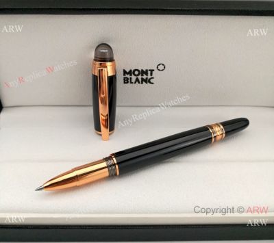 Mont Blanc Starwalker Midnight Rose Gold Rollerball Pen Montblanc Pen Replica